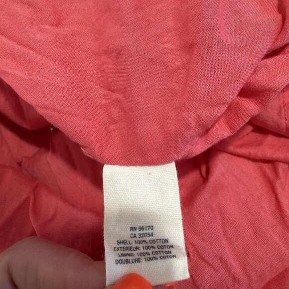 Vtg Y2K Maeve Anthropologie Dress 4 Swiss Dot Crochet Pink Orange Retro Pinup - Picture 11 of 12